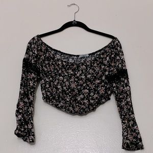 Charlotte Russe Floral crop top